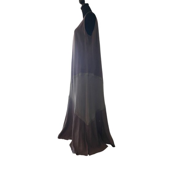 Vintage Spencer Alexis maxi dress & jacket rosette applique sz 12 USA lavender f - Picture 6 of 16